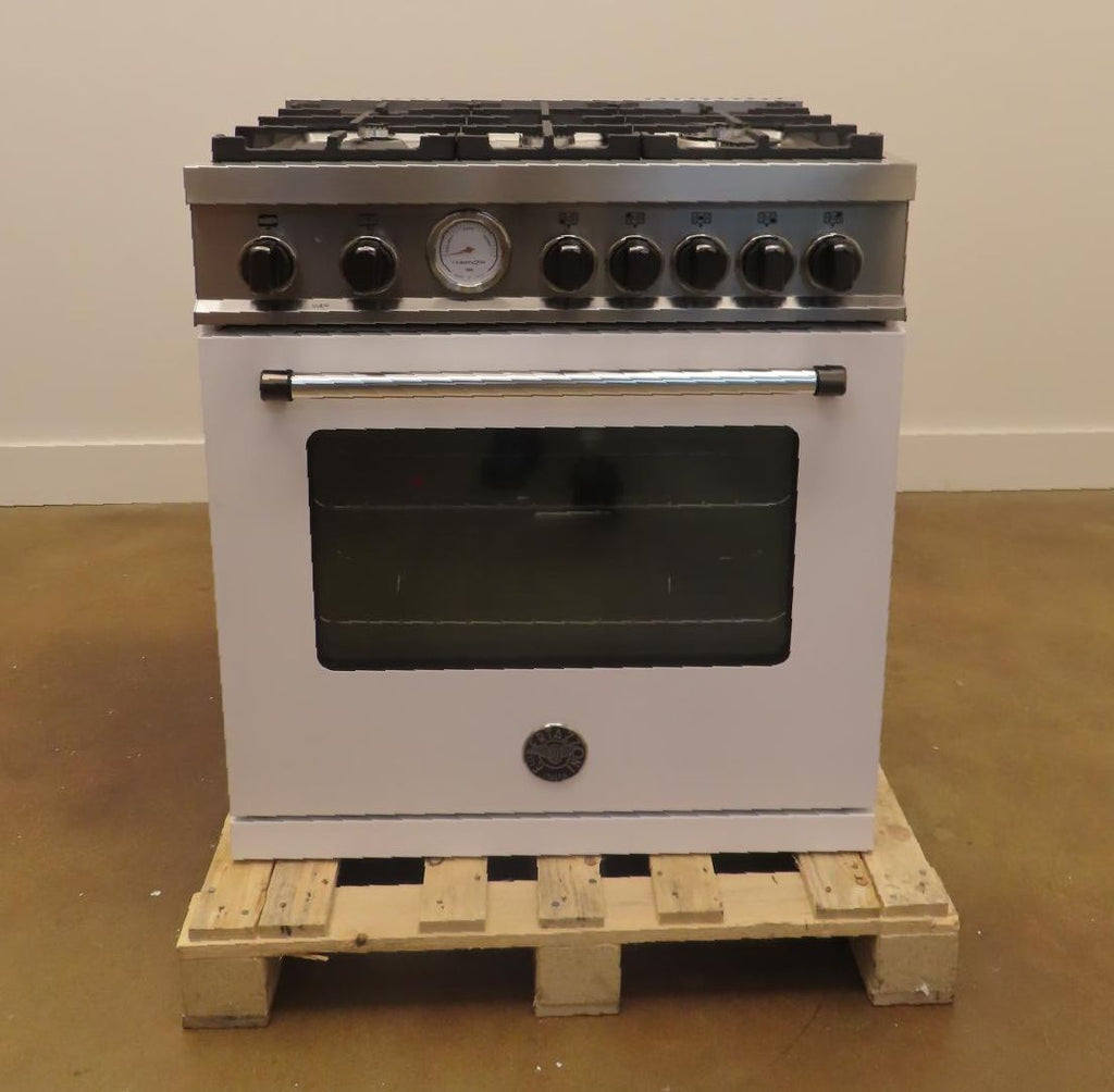 Bertazzoni Master Series MAS305DFMBIV 30" Dual Fuel Range w/ Black Nickel Knobs