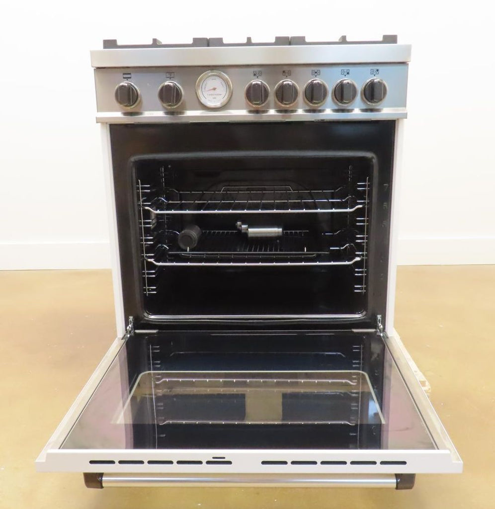 Bertazzoni Master Series MAS305DFMBIV 30" Dual Fuel Range w/ Black Nickel Knobs