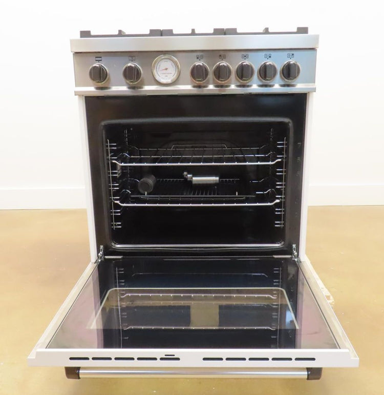 Bertazzoni Master Series MAS305DFMBIV 30" Dual Fuel Range w/ Black Nickel Knobs