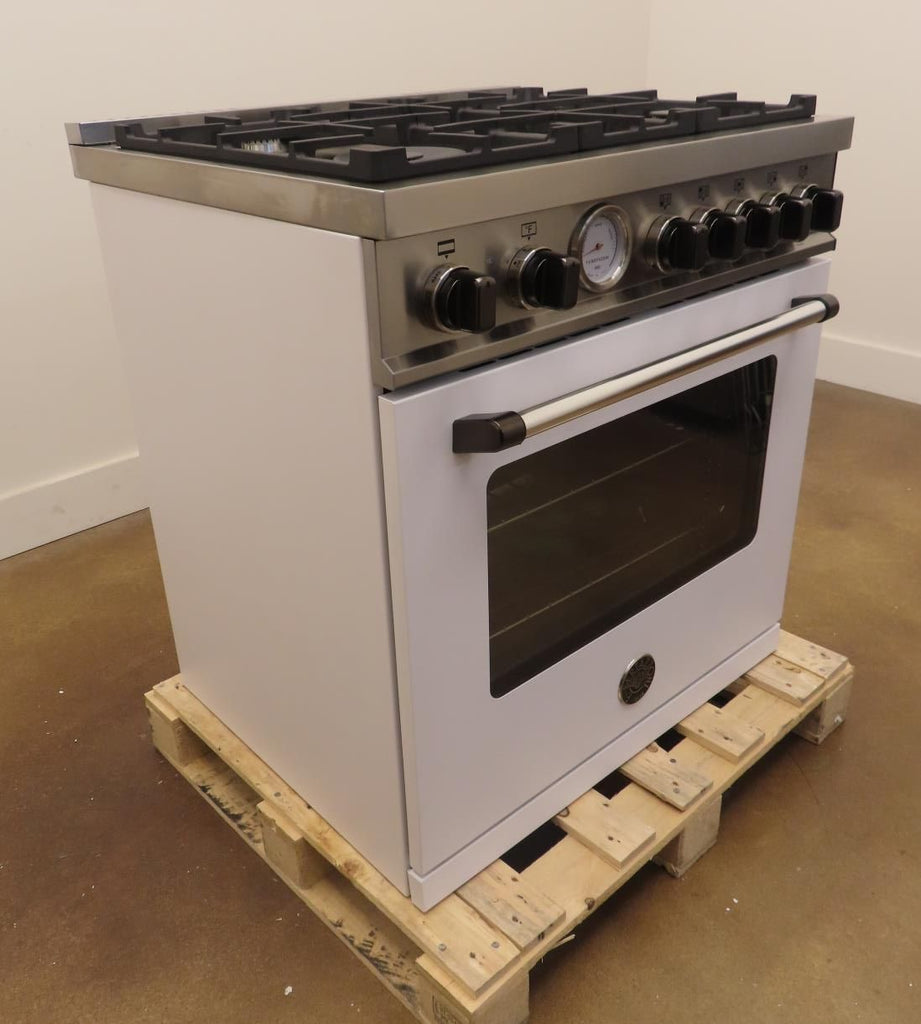Bertazzoni Master Series MAS305DFMBIV 30" Dual Fuel Range w/ Black Nickel Knobs