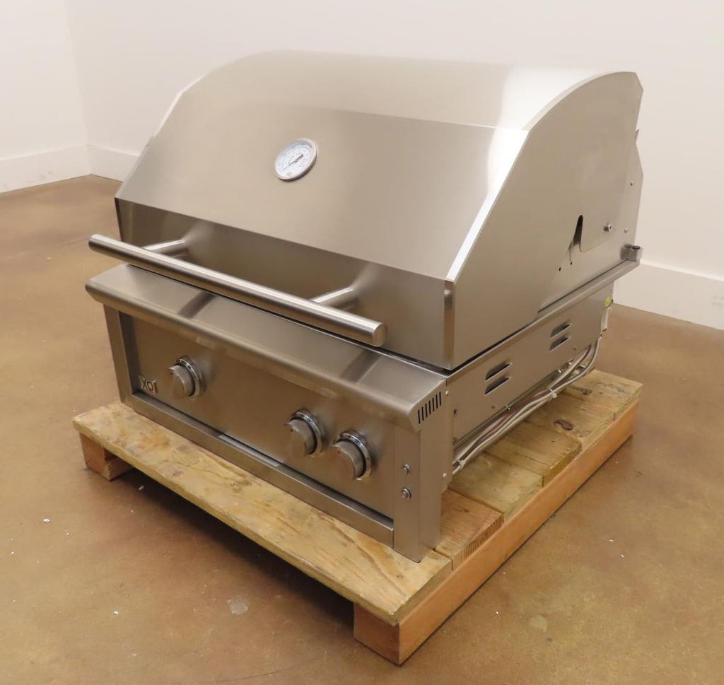 XO XOGRILL30L 30" Grill with Two Cooking Zones Stainless S. With 2 Year Warranty