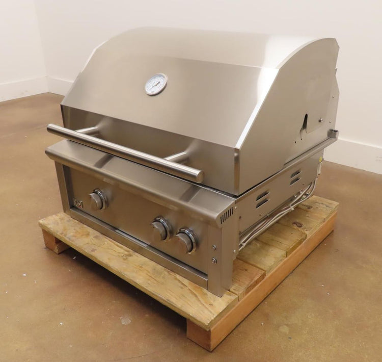XO XOGRILL30L 30" Grill with Two Cooking Zones Stainless S. With 2 Year Warranty