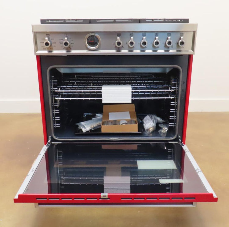 Bertazzoni Professional Series PROF366DFSROTLP 36" Freestanding Dual Fuel Range