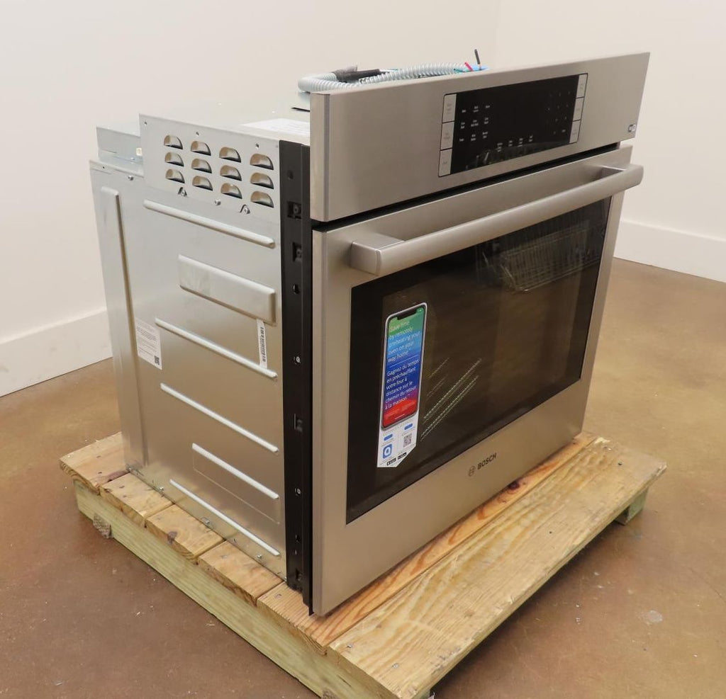 Bosch 800 Series HBL8454UC 30" Single Convection Smart Electric Wall Oven Pics