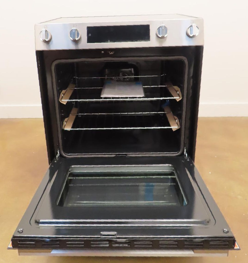 Bosch 100 Series HEF1050MU 30 in SlideIn Electric Convection Range With Warranty