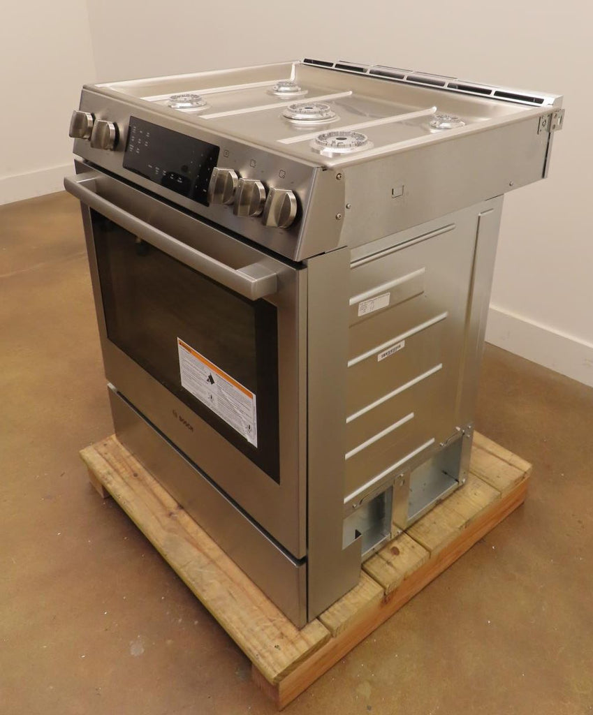 Bosch 800 Series HGI8056UC 30" Stainless Steel Slide-In Convection Gas Range
