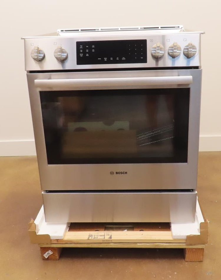 Bosch 800 Series HGI8056UC 30" Stainless Steel Slide-In Convection Gas Range Pic