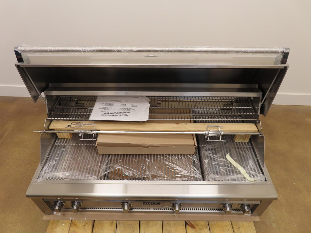 Viking 5 Series VQGI5541NSS 54" SS 1,200 sq.in. Area Built-In Natural Gas Grill