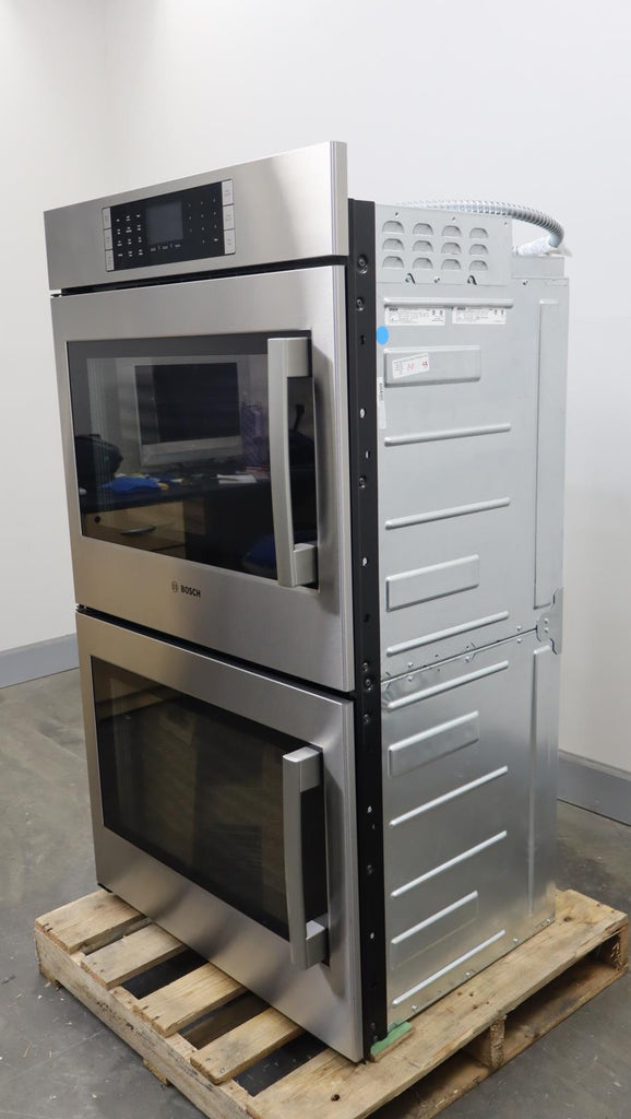 Bosch Benchmark 30" 4.6 cu.ft 14 Mode SS Double Electric Wall Oven HBLP651LUC