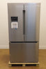 Bosch 100 Series B36FD10ENS 36" Freestanding French Door Smart Refrigerator