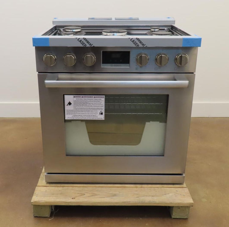 Bosch 800 Series HGS8055UC 30" Stainles Steel Freestanding Gas Range Pictures