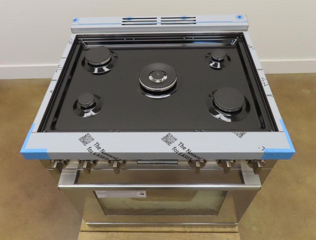 Bosch 800 Series HGS8055UC 30" Stainles Steel Freestanding Gas Range Pictures