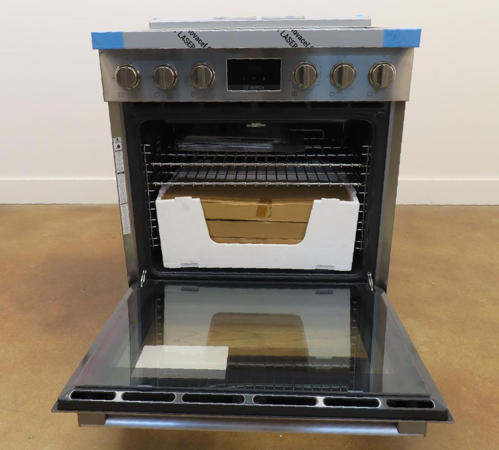 Bosch 800 Series HGS8055UC 30" Stainles Steel Freestanding Gas Range Pictures