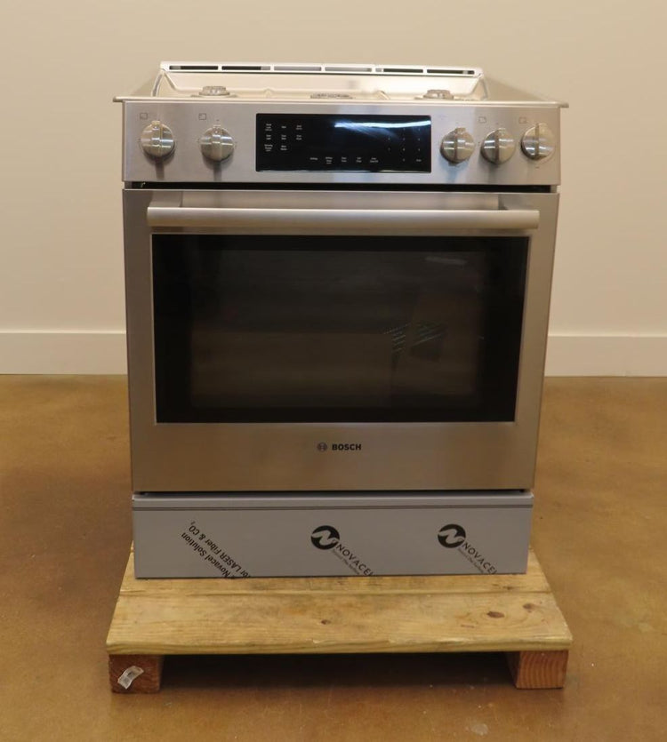 Bosch 800 Series HGI8056UC 30" Stainless Steel Slide-In Convection Gas Range