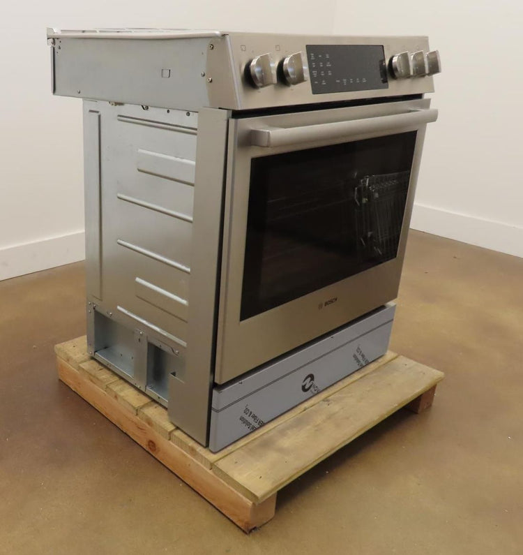 Bosch 800 Series HDI8056U 30" Slide-In Dual Fuel Stainless Steel Range Images