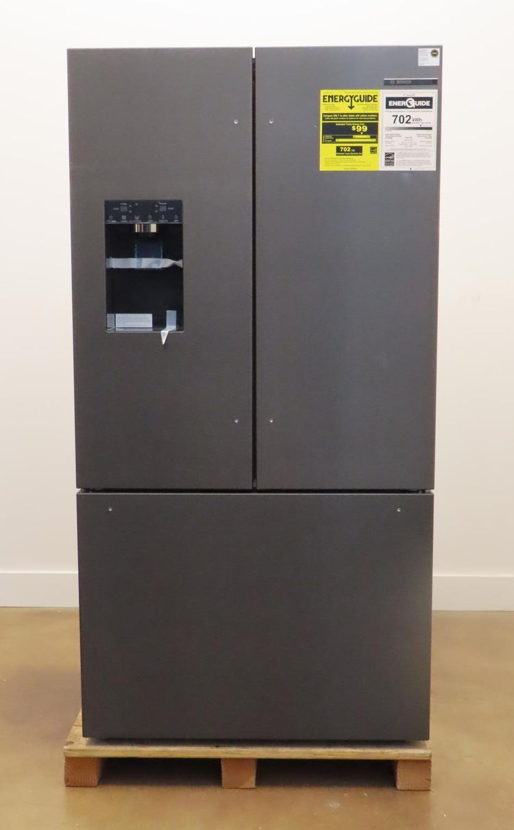 Bosch 500 Series B36FD52SNB 36 Inch Freestanding French Door Smart Refrigerator