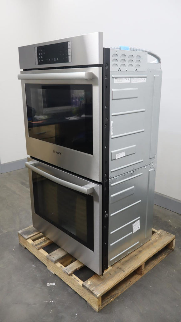 Bosch 800 Series 30" SS Fast Pre Heat Double Electric Wall Oven HBL8651UC