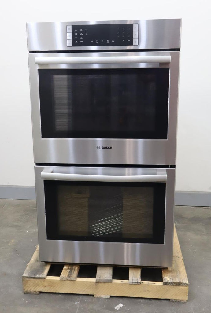 Bosch 800 Series 30" SS Fast Pre Heat Double Electric Wall Oven HBL8651UC