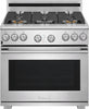 NIB Electrolux Icon 36" 6 Burner 6.4 Cu.Ft Convection Dual Fuel Range E36DF76TPS