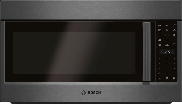 Bosch 800 Series HMV8044U 30" 1.8 Cu.Ft Over the Range Microwave Black Stainless