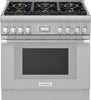 Thermador Pro Harmony Professional 36" SS Smart Pro-Style Gas Range PRG366WH