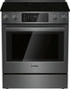 Bosch 800 Series HEI8046U 30" Electric Slide-In Range Black Stainless Steel