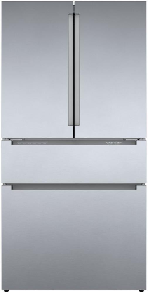 Bosch 800 Series 36" SS MultiAirFlow 21cu.Ft French Door Refrigerator B36CL80ENS