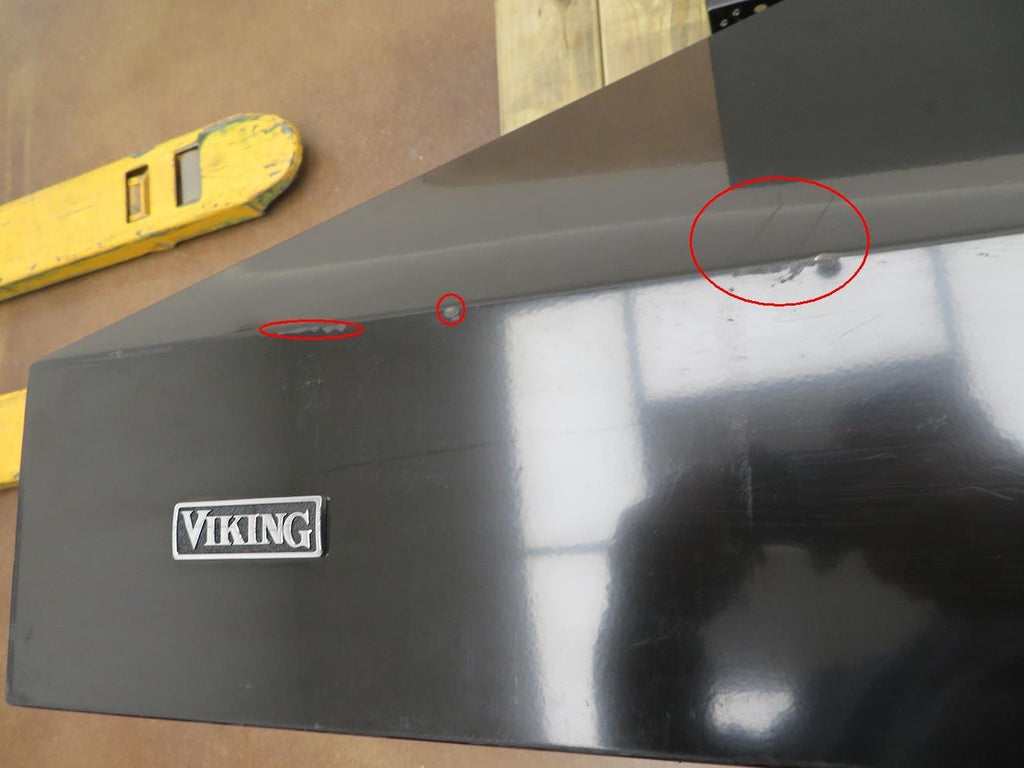 Viking 5 Series VCWH54848BK 48 Inches Black Wall Mount Chimney Range Hood