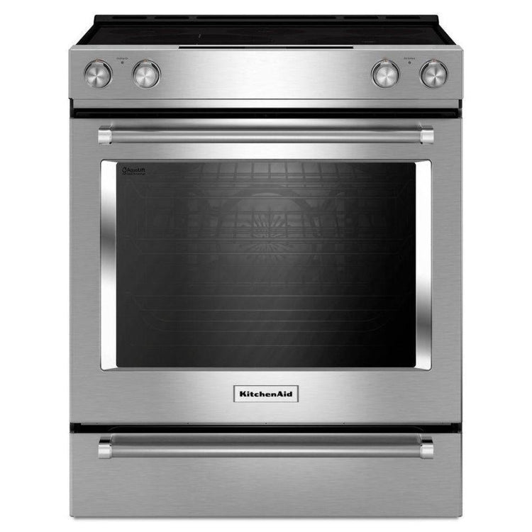 KitchenAid KSEG700ESS 30" Electric Slide-in Convection Range Stainless Steel