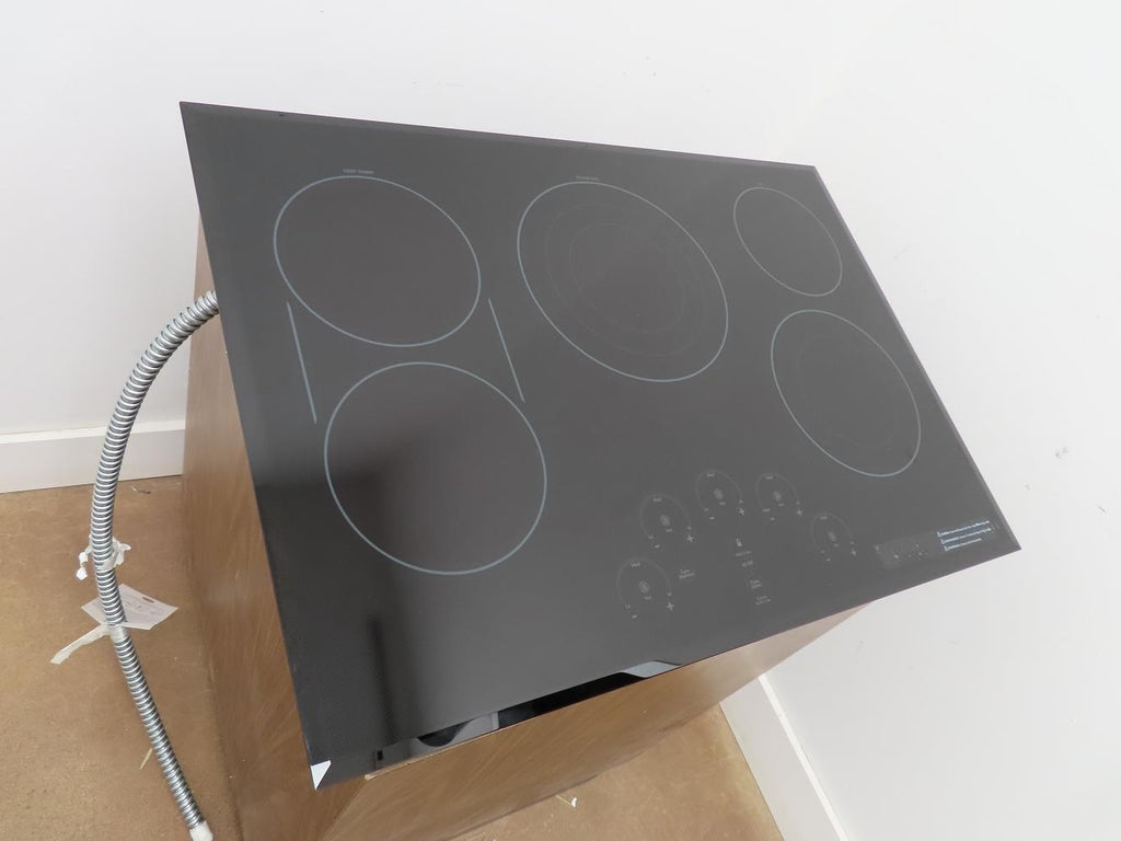 Cafe CEP90301NBB 30" Electric Cooktop with 5 Radiant Cooking Elements