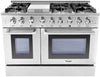 Thor Kitchen 48" 6 Sealed Burners Freestanding Professional Gas Range HRG4808U