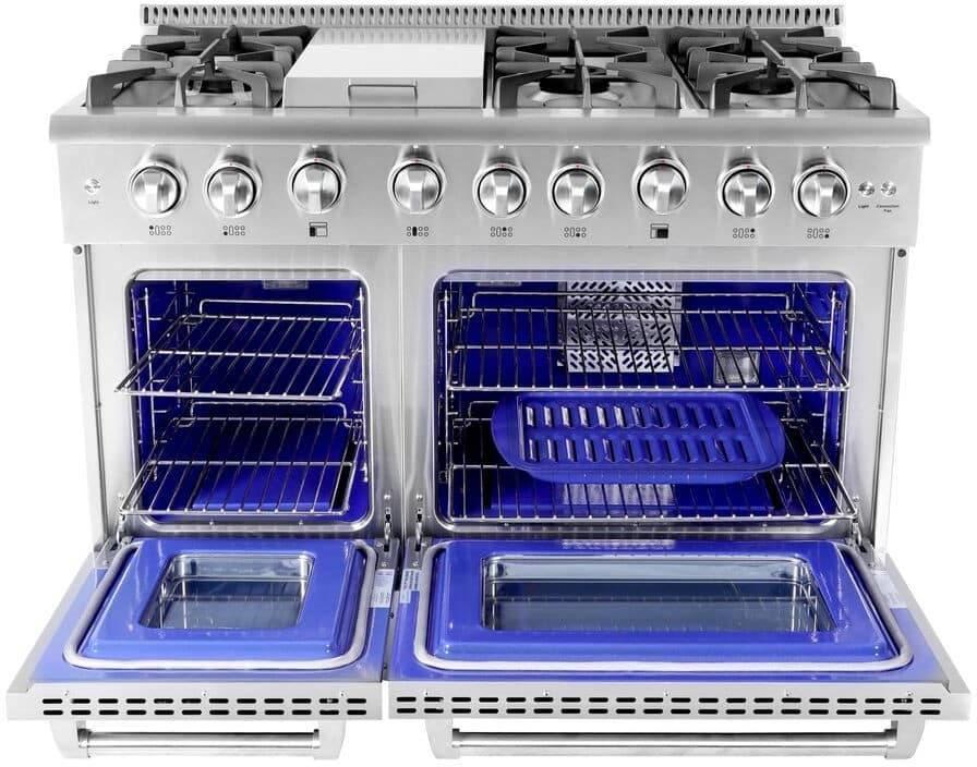 Thor Kitchen 48" 6 Sealed Burners Freestanding Professional Gas Range HRG4808U