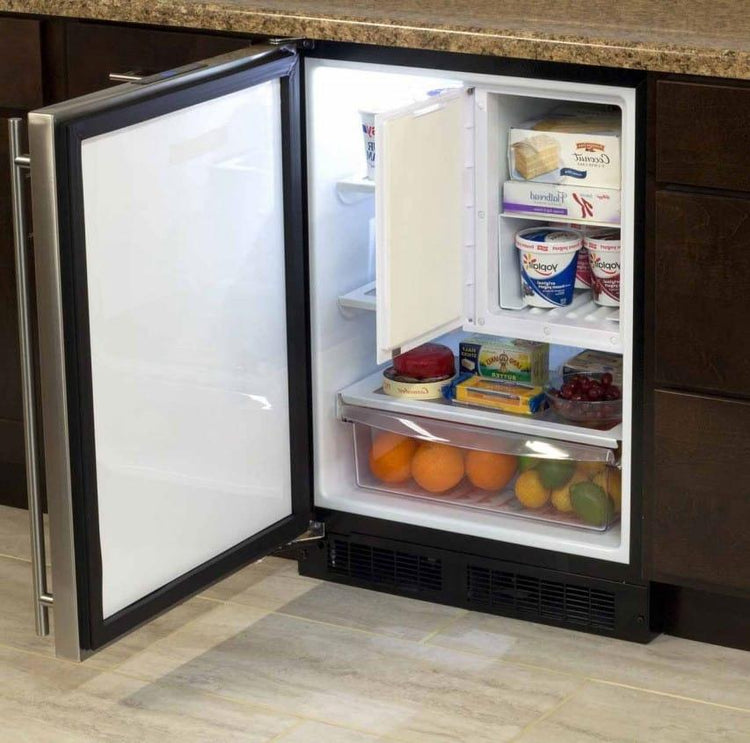 Marvel ML24RFS2LB 24 Inch Built-in Compact Refrigerator / Freezer