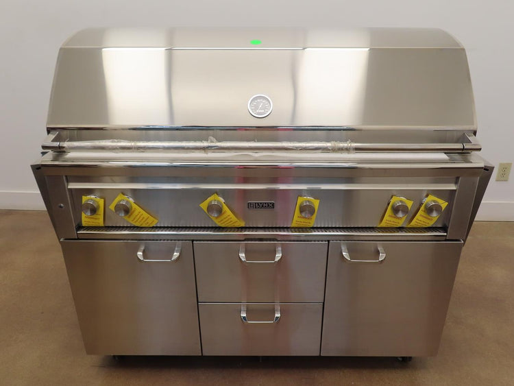 Lynx Professional Grill Series L54TRFNG 54" Freestanding Grill Stainless Steel