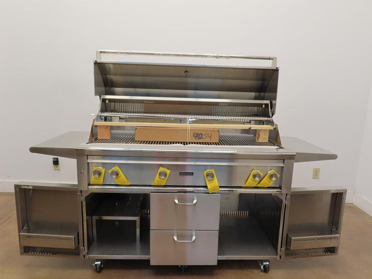 Lynx Professional Grill Series L54TRFNG 54" Freestanding Grill Stainless Steel