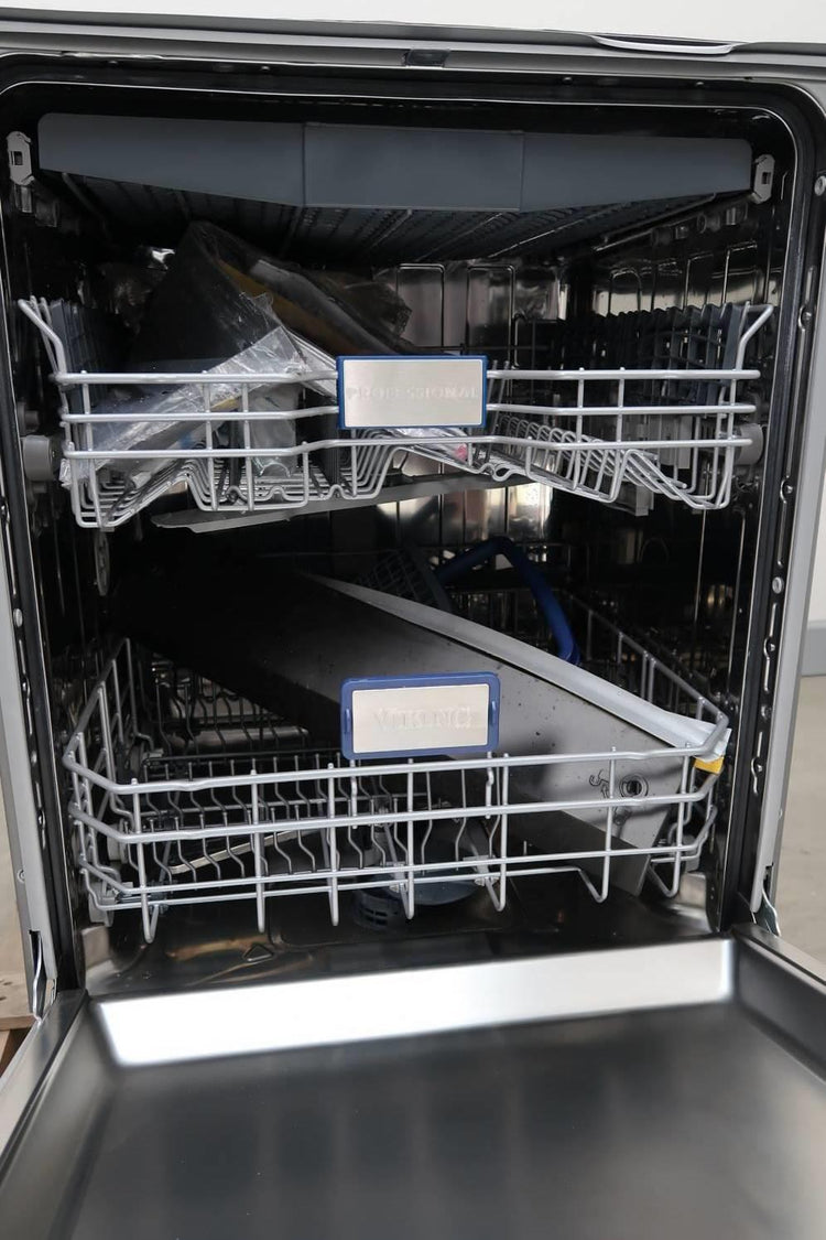 Viking 24" LCD Control Panel 8 Cycles Quiet Clean Stainless Dishwasher VDWU524SS