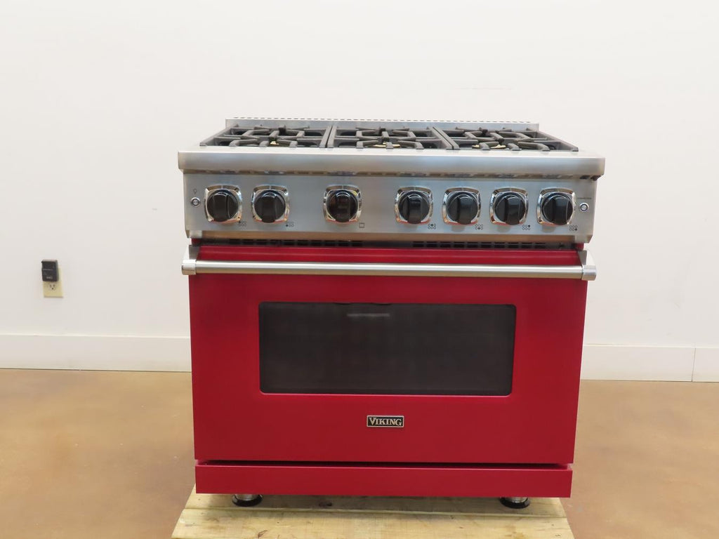 Viking 7 Series VGR73626BARLP 36" Freestanding Professional Gas Range 2020 Model
