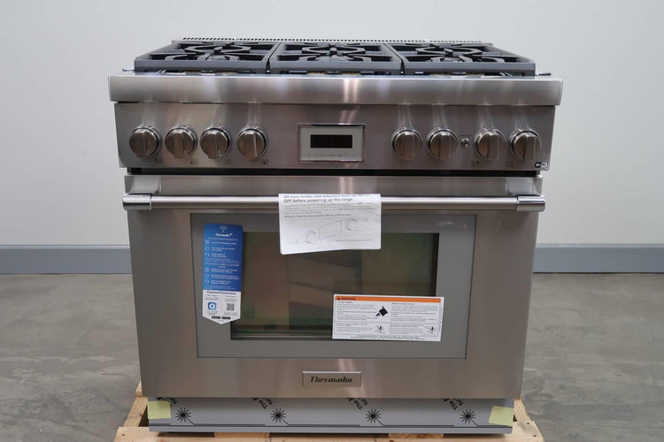 Thermador Pro Harmony Professional 36" SS Smart Pro-Style Gas Range PRG366WH