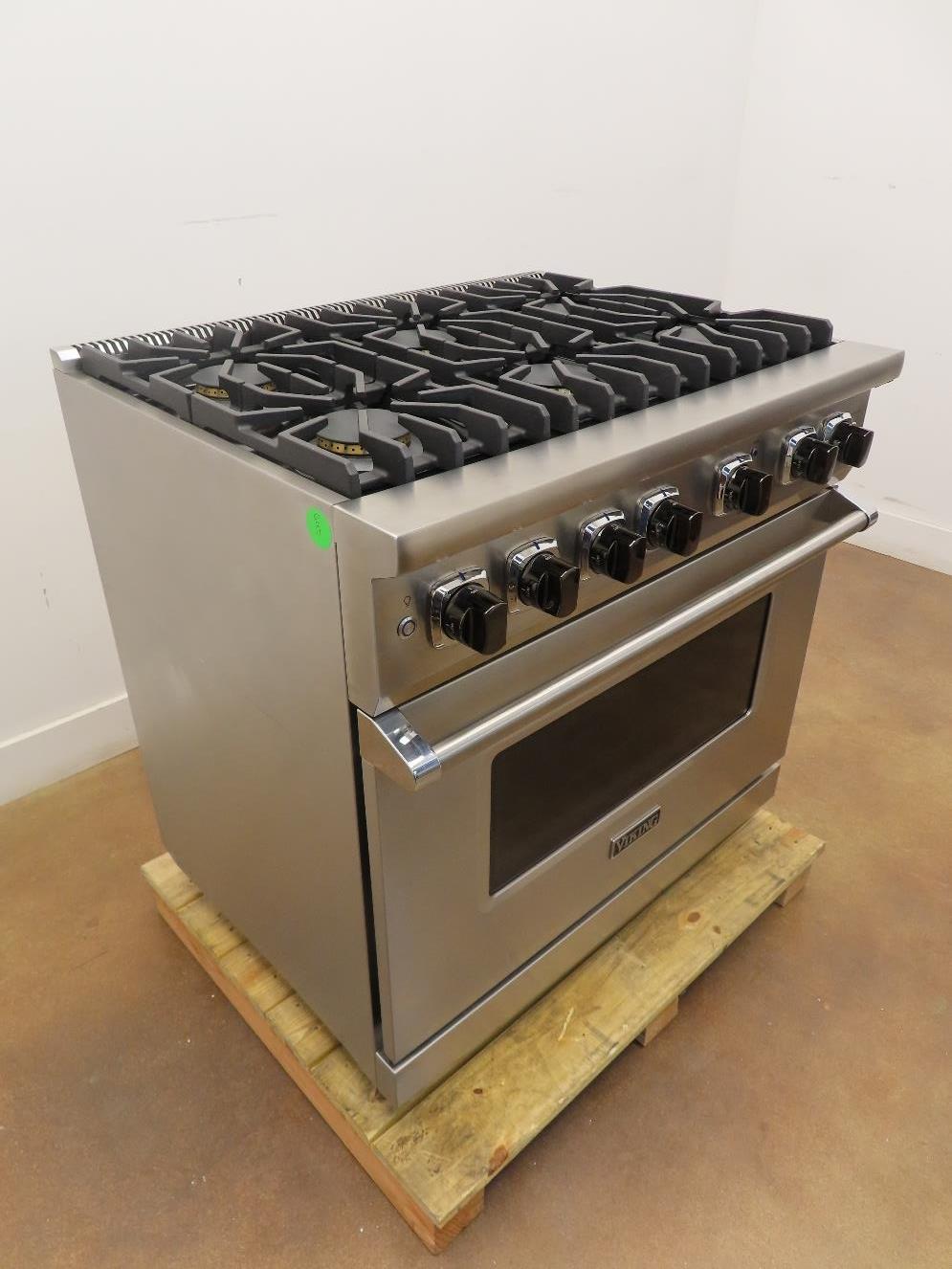 Viking 5 Series VGR5366BSS 36 Pro-Style Natural Gas Range 2017 Model –  ALSurplus AL