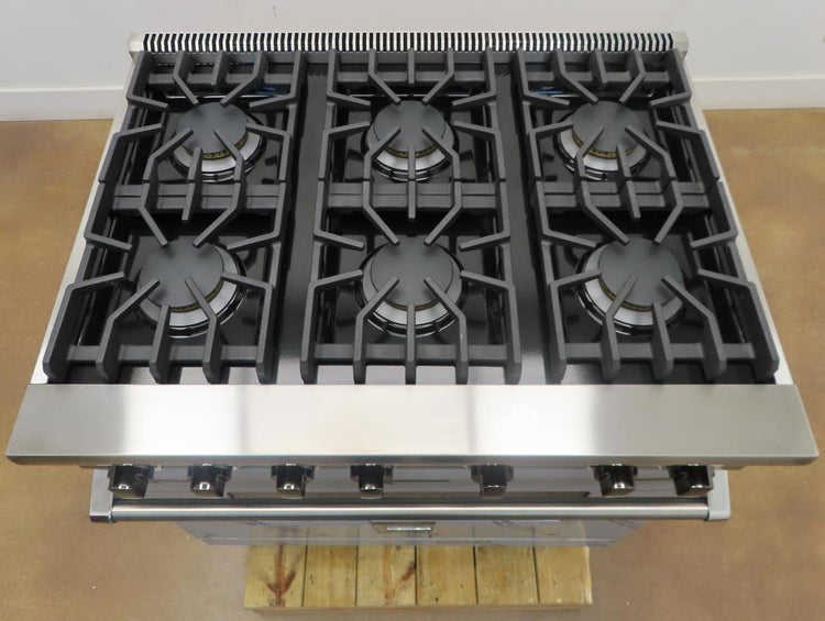 VGR5366BSS, Viking, 36 Gas Range - VGR536 Viking 5 Series