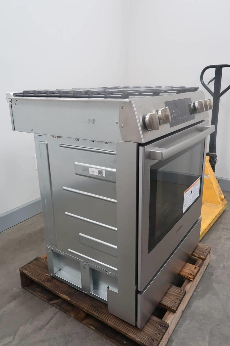 Bosch Benchmark Series 30" 4.6 cu.ft 5 Burners Slide-In Dual Fuel Range HDIP056U