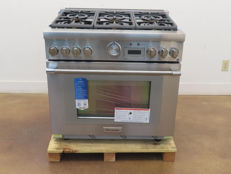Thermador Pro Grand Profe. Series PRD366WGU 36" Dual Fuel Range Full Warranty